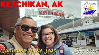 Alaskan Cruise  Visiting Ketchikan on Quantum of the Seas May 2024 [upl. by Raskind]