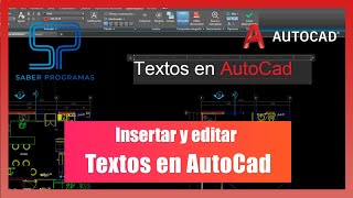 Autocad  Insertar y editar texto en Autocad Tutorial en español HD [upl. by Bresee]