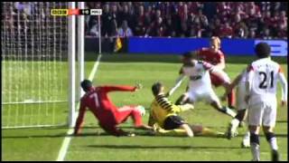 Luiz Suarez brilliant skills to Kuyt goal vs Manchester United 20112012 [upl. by Rehpitsirhc]