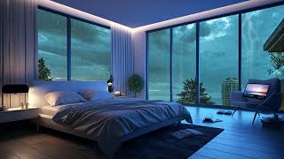 Calm Oasis Elevating Bedroom Meditation With The Tranquil Harmony Of Rain Sounds [upl. by Sandro]