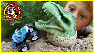 OUR FAVORITE DINOSAUR TOYS COMPILATION 🦕 Hot Wheels Racing  LEGOS  Monster Jam Trucks [upl. by Reklaw]