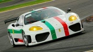 Very nice Ferrari 360 NGT amp Challenge flyby sound  Modena Trackday 2013  Spa Francorchamps [upl. by Nur]