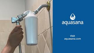 Aquasana Shower Filter System healthylifestyle watersolutions showerfilter [upl. by Arimas639]