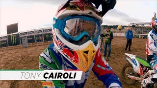 GoPro Tony Cairoli MX of Nations Qualifying Moto Lap [upl. by Ahsik138]