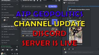 ATPO Geopolitics Channel Update Discord [upl. by Baer35]