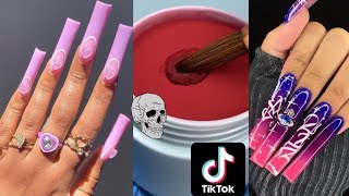 Tiktok Acrylic Nails SCARY STORYTIME Compilation [upl. by Nirrak]