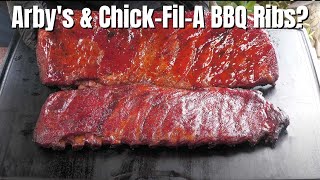 Arbys Or ChickFilA BBQ Ribs Which are better  Ballistic BBQ [upl. by Onia]