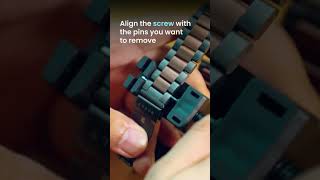 How to Use the Boult Crown R Smartwatch Strap Adjustment Tool boult shorts smartwatch [upl. by Lasyrc]