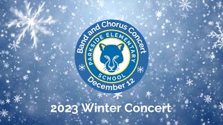 Parkside Winter Concert [upl. by Norel]