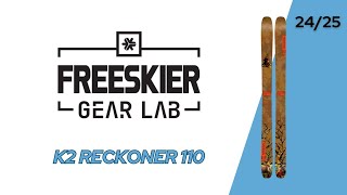 FREESKIER Gear Lab First Impression K2 Reckoner 110 [upl. by Bronder]