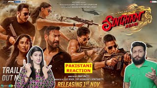 Pakistani Reaction on Singham Again Trailer  Bollywood Action Movie Trailers Reaction by Pakistan [upl. by Peppi]