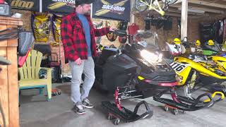 Skidoo Expedition Xtreme 900 ace Turbo R with Straightline performance trail exhaust [upl. by Noed946]