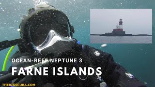 Farne Islands Diving OceanReef Neptune 3 Full Face Masks IDM [upl. by Esinereb902]