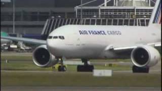 Air France Boeing 777200 taking off from Dublin Ireland [upl. by Vivianna]