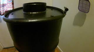 DIY barrel stove super easy way [upl. by Ametaf]