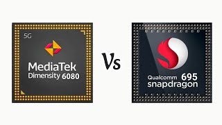 MediaTek Dimensity 6080 Vs Qualcomm Snapdragon 695 [upl. by Naedan]