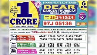 24102024600 baje ka result nagaland state lottery [upl. by Sido]