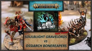 Ossiarch Bonereapers vs Soulblight Gravelords  New Tomes  AoS GHB Season 2 Battle Report [upl. by Yemrej]