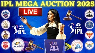 🔴TATA IPL Player Auction Live Streaming  IPL 2025 Mega Auction Live  IPL Player Auction Live ipl [upl. by Anayhd]