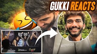 Gukesh Reacts To Sagar And Amrutas Reaction And Go Go Guki Song [upl. by Mccreary]