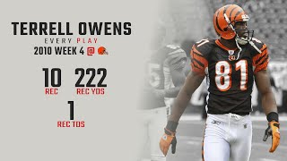 Historic Performances  Terrell Owens Week 4 Replay 222 Yards and 1 TD  Cleveland Browns [upl. by Anah]