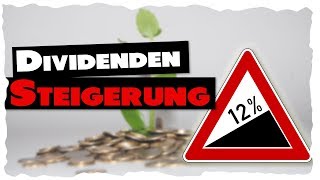 Mehr Geld erhalten ohne zu arbeiten  Dividendensteigerung [upl. by Enar]