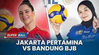 🔴Jakarta Pertamina Enduro vs Bandung bjb Tandamata  LIVE Score Proliga Bola Voli 2024 [upl. by Nylidnarb]