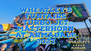 Wheatleys Funfairs quotTurbo Jetquot Matterhorn At Armadale 2023 [upl. by Weeks]