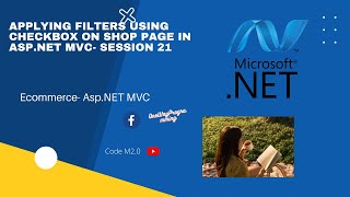 Checkbox Filter aspnet mvc Applying Filters using Checkbox on Shop Page in ASPNet MVC Session 21 [upl. by Nairde]