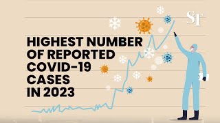 Highest number of reported Covid19 cases in S’pore in 2023 variants not more transmissible severe [upl. by Itin]