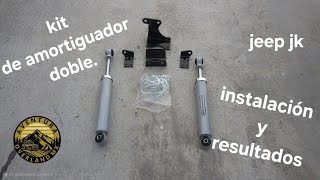 BFO Dual Stabilizer  Amortiguador doble para Jeep [upl. by Cul]