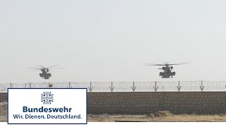 Bundeswehrsoldaten beraten die afghanische Armee in Kunduz [upl. by Aikar]