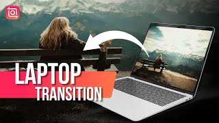 How to Create a Laptop Transition InShot Tutorial [upl. by Ybbob386]