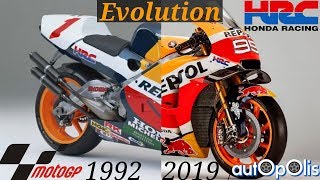 MOTOGP HONDA HRC Evolution EVOLUZIONE 19952019 MOTOGP LEGENDS [upl. by Kenweigh]