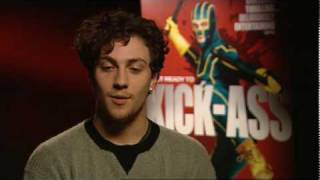 KickAss The Junket Interviews  AaronJohnson  Empire Magazine [upl. by Fayth]