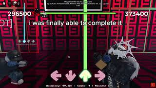 voice reveal FINALLY COMPLETING MEGALO STRIKES BACK IN FNF ROBLOX  Friday Night Bloxxin [upl. by Niroc395]