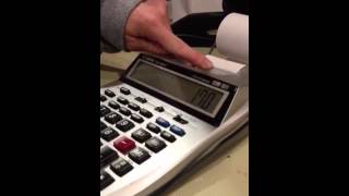 How to use an adding machine [upl. by Kellda]