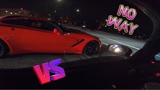 Racing a corvette in style  Tuner evolution show [upl. by Euqnimod]