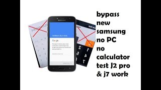 New Bypass samsung 2018 no DRParser Mode calculator amp PC test j2 pro amp J7 [upl. by Warfield357]