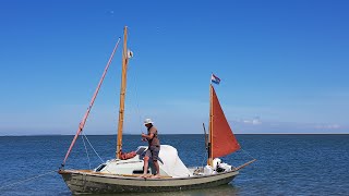 DRASCOMBE COASTER JUNO  SMISCRUISE 2022  coming alongside on the shallows in a fresh breeze [upl. by Eatnoled]