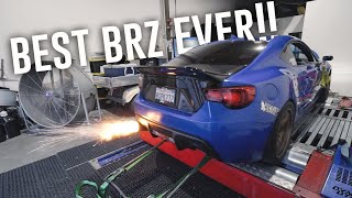 TURBO BRZ Shoots HUGE FLAMES on The Dyno [upl. by Sset]