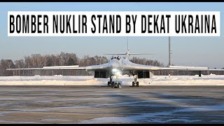 PULUHAN BOMBER NUKLIR RUSIA TU 160 DI TERBANGKAN MENDEKATI UKRAINA [upl. by Wind]