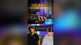 Escapate I Chino Pacas x Tito Double P I Tutorial Requinto I TABS en Guitarra PDF shorts [upl. by Valsimot]