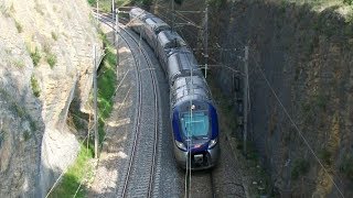 Banalisations et ralentissements de trains à La Ciotat [upl. by Skyla212]