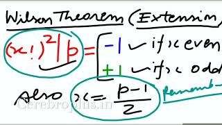 THE NUMBER SYSTEM  WILSON’S THEOREM EXTENSION [upl. by Sumahs]