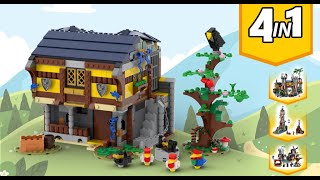 Lego 31120 Alternative Build Tavern MOC [upl. by Oilla875]