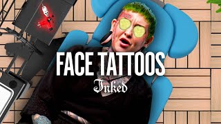 People Who Get Face Tattoos Are a Little Out There  Tattoo Artists React [upl. by Alliber286]