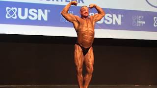 Tom Devers  Competitor No 6  Final  Men Masters Over 50  USN NABBA Universe 2017 [upl. by Streeter]