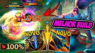 ESSA É A MELHOR BUILD DO YASUO MID NA SEASON 14 muito op  LEAGUE OF LEGENDS [upl. by Grunberg]