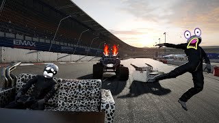 Wreckfest  Monster Bugzilla VS Chair Cars  Massive Extreme Chaos [upl. by Natelson826]